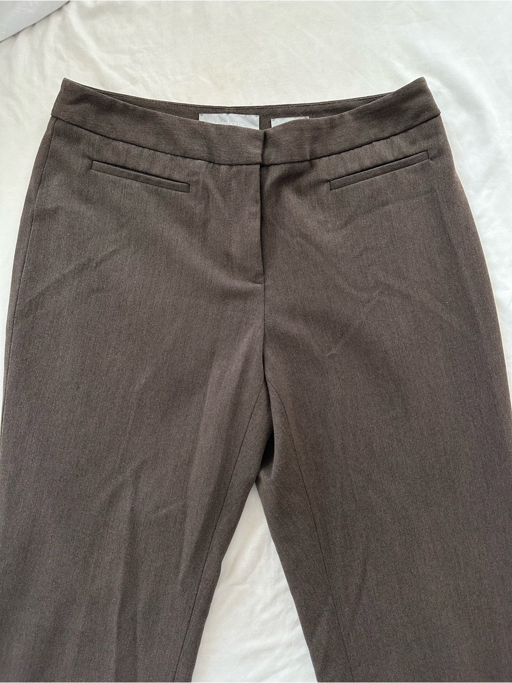 Liz Claiborne Brown Women's Dress Pants - Super Flattering! - Picture 5 of 10